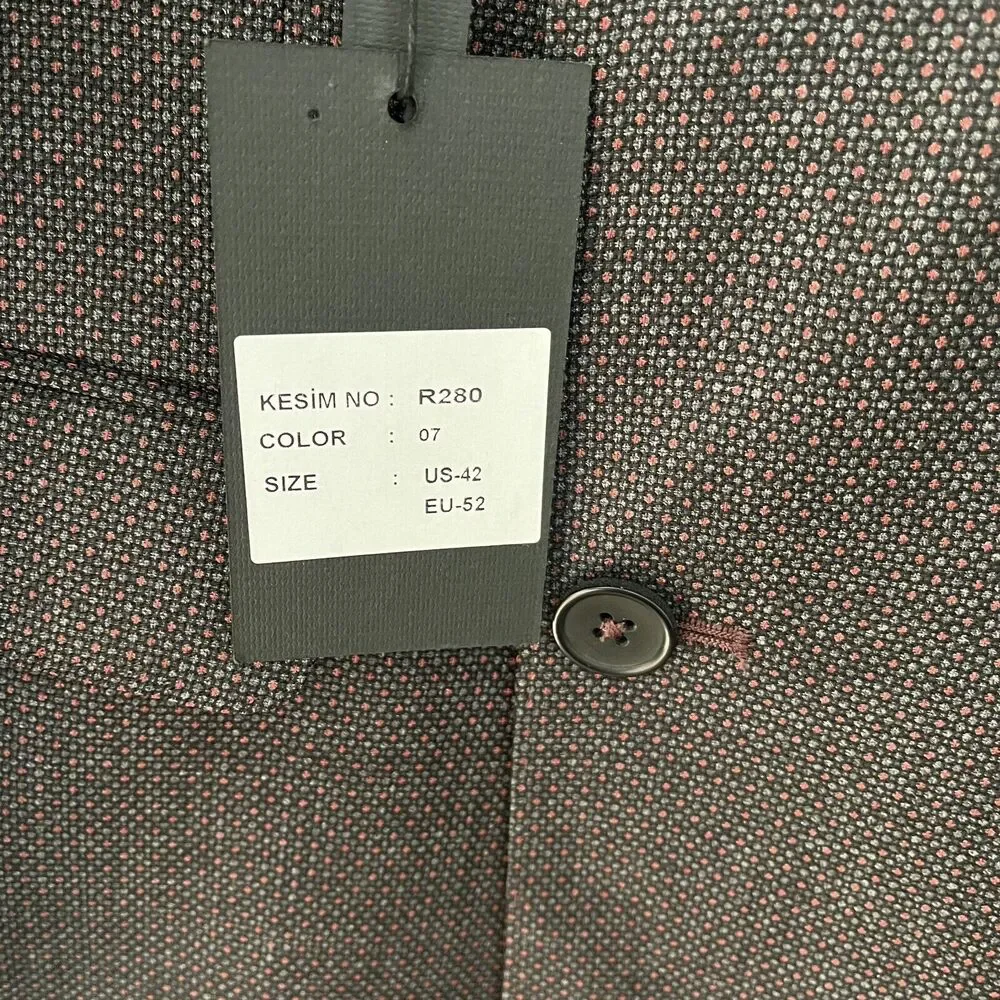 Ron Tomson men's double breasted blazer New with Tags size US 42 CAD-20-8